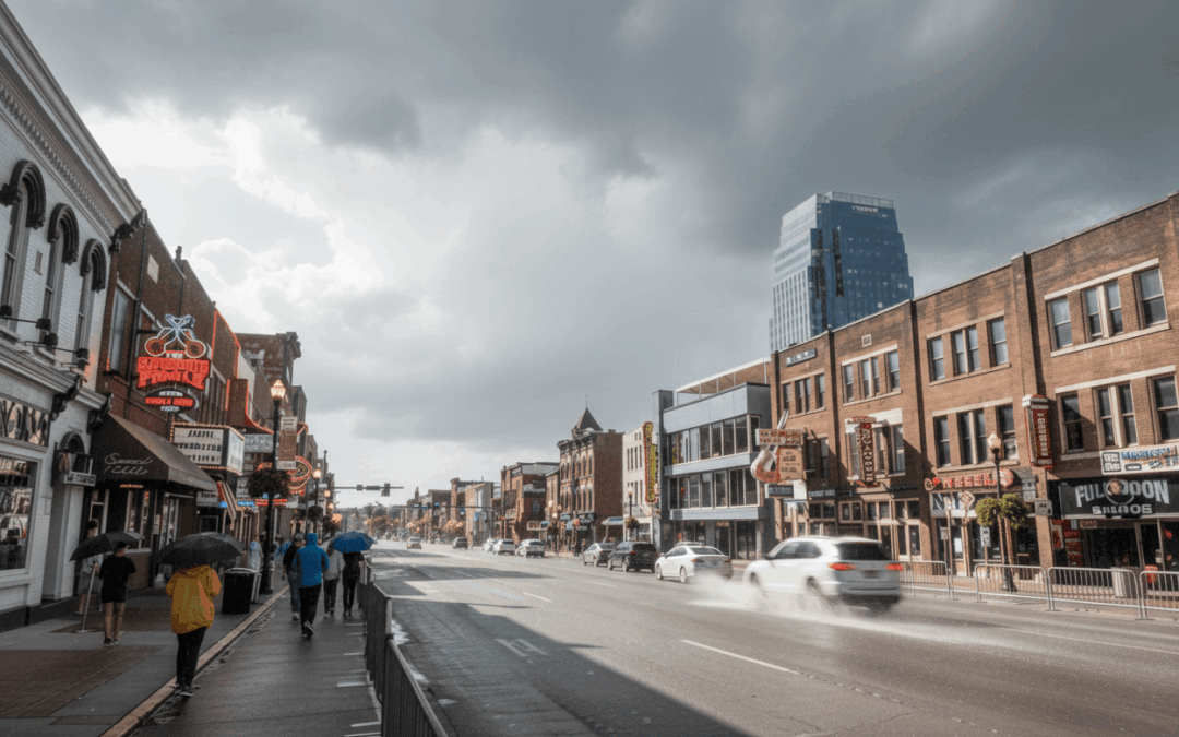 5/10/26: Heavy Rain Soaked Nashville Today as Stormy Skies Give Way to a Mild Evening with Overcast Clouds and Warm Bre…